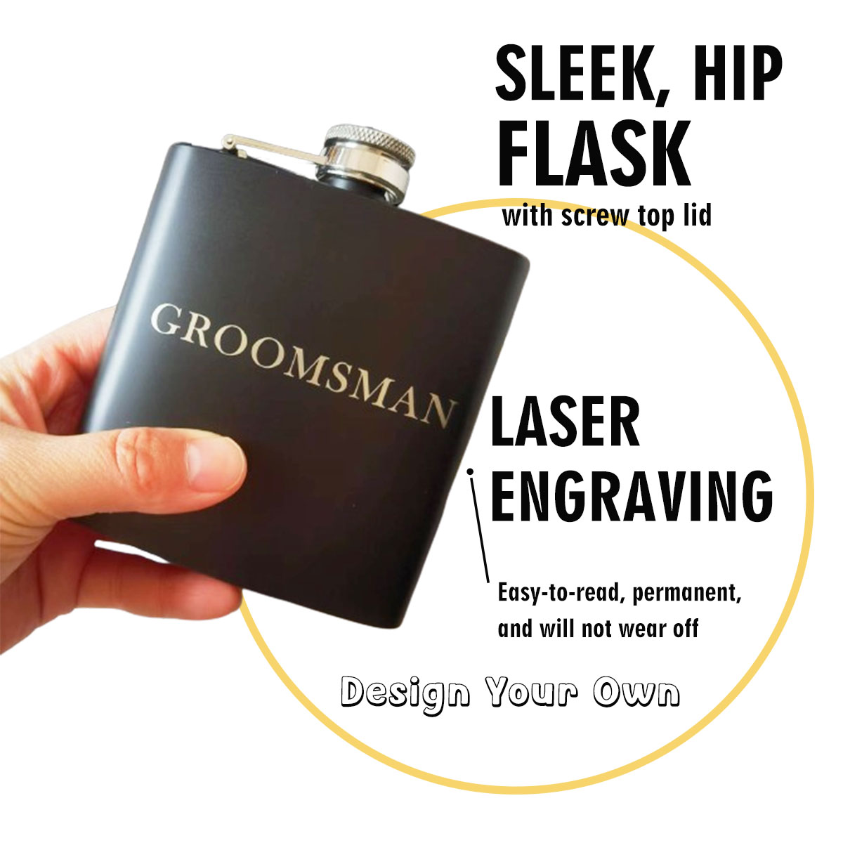 Custom Engraved Flask for Men  – Flask Stainless Steel recenzja i cena