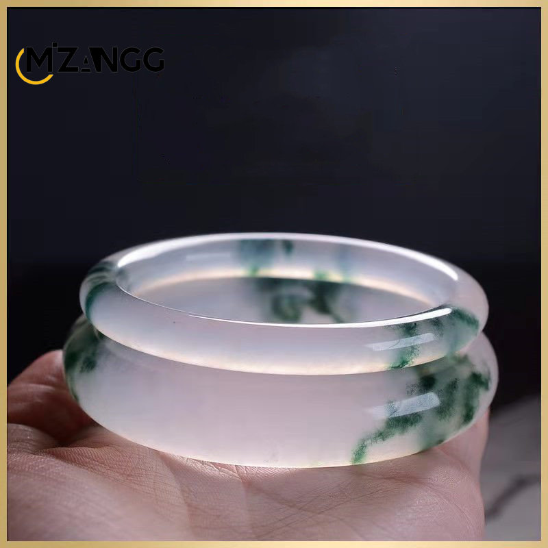 Natural Green Jadeite Bangle J – Men'S Vegan Accessories recenzja i cena