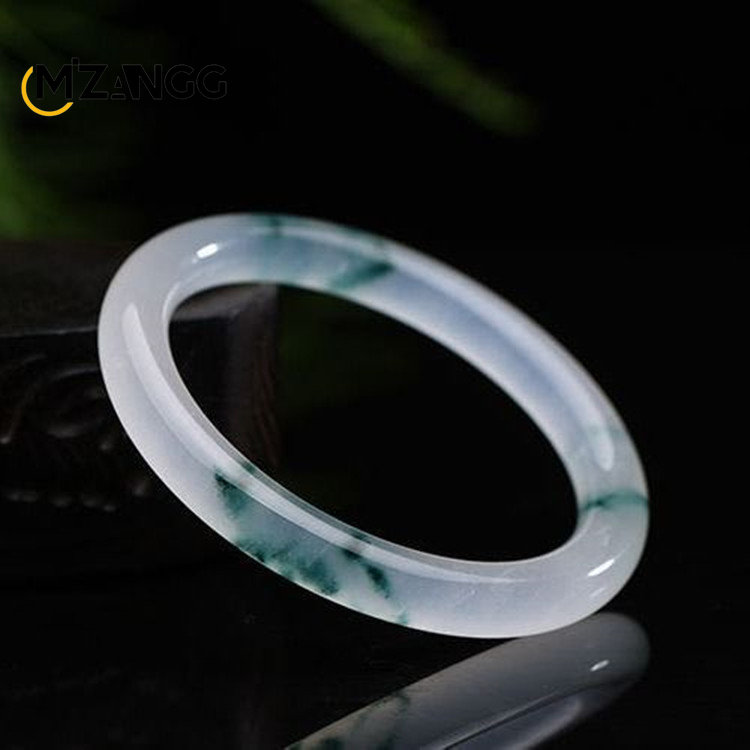 Natural Green Jadeite Bangle J – Men'S Vegan Accessories recenzja i cena