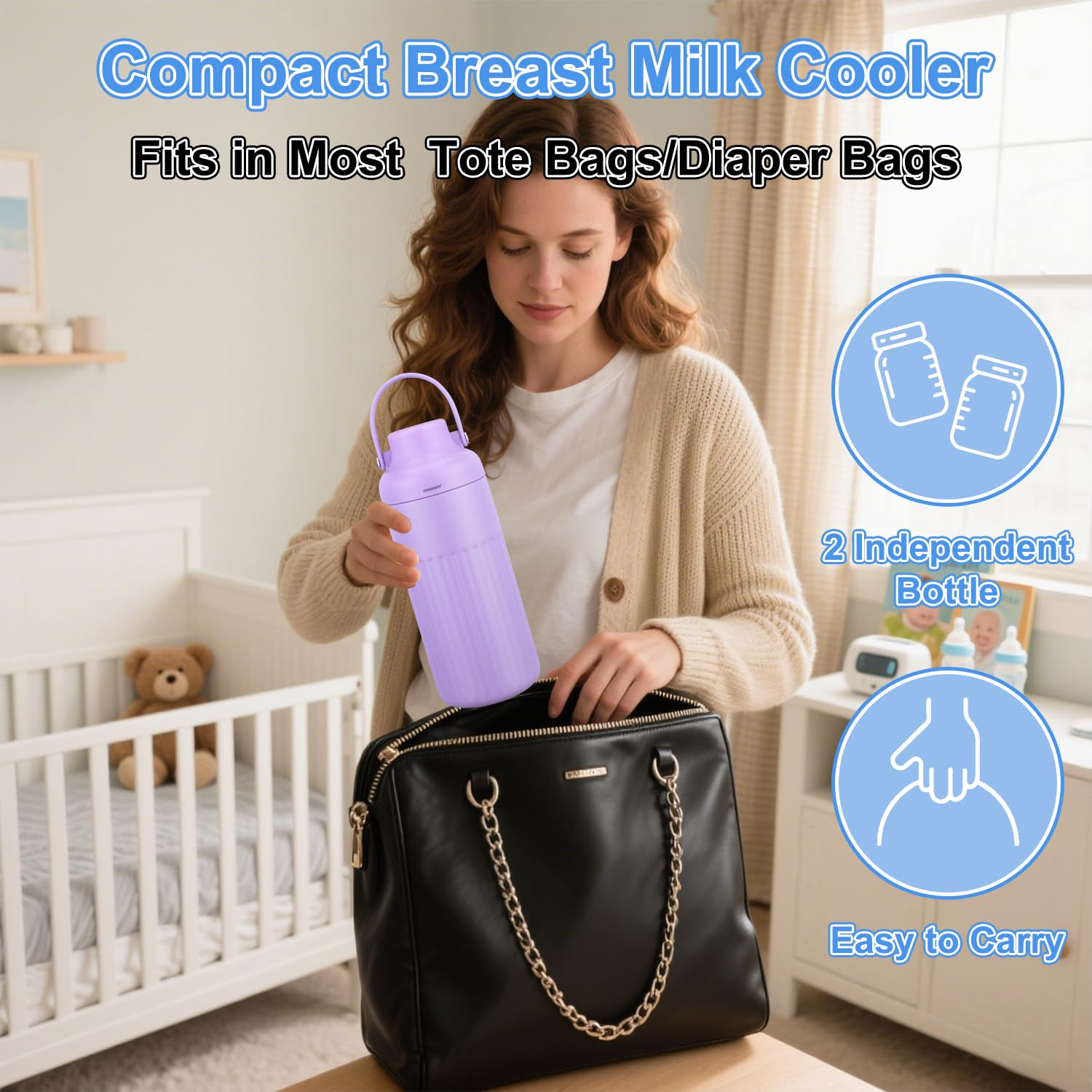 Portable Breast Milk Cooler fo – Flask Stainless Steel recenzja i cena