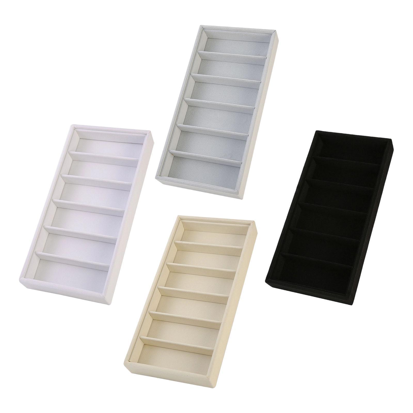 Glasses Display Tray 6 Slots f – Men'S Accessories Organizer Tray recenzja i cena
