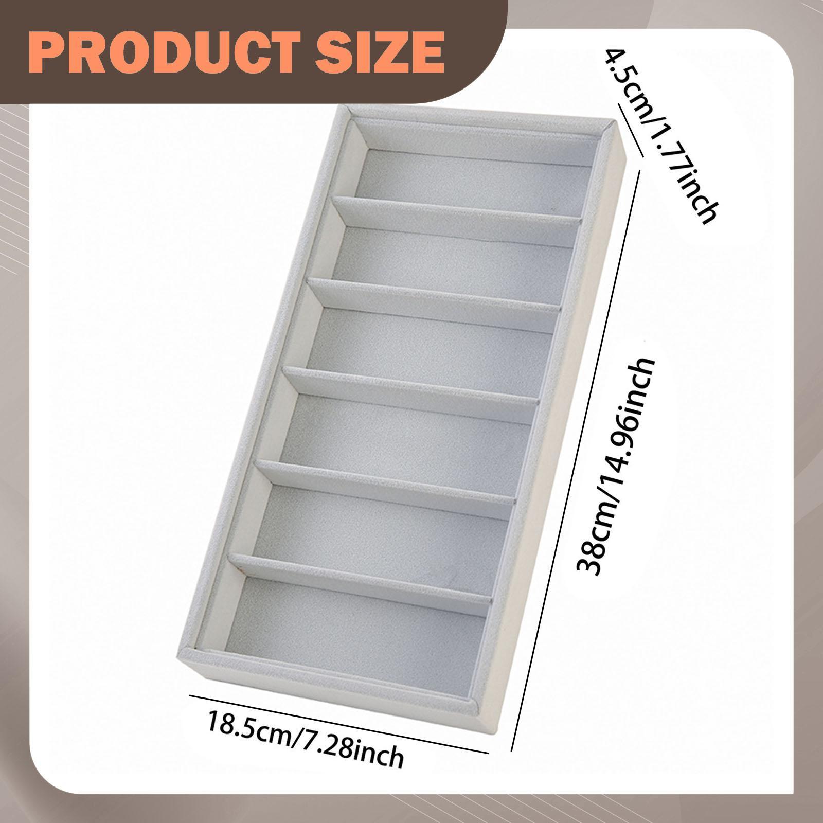 Glasses Display Tray 6 Slots f – Men'S Accessories Organizer Tray recenzja i cena