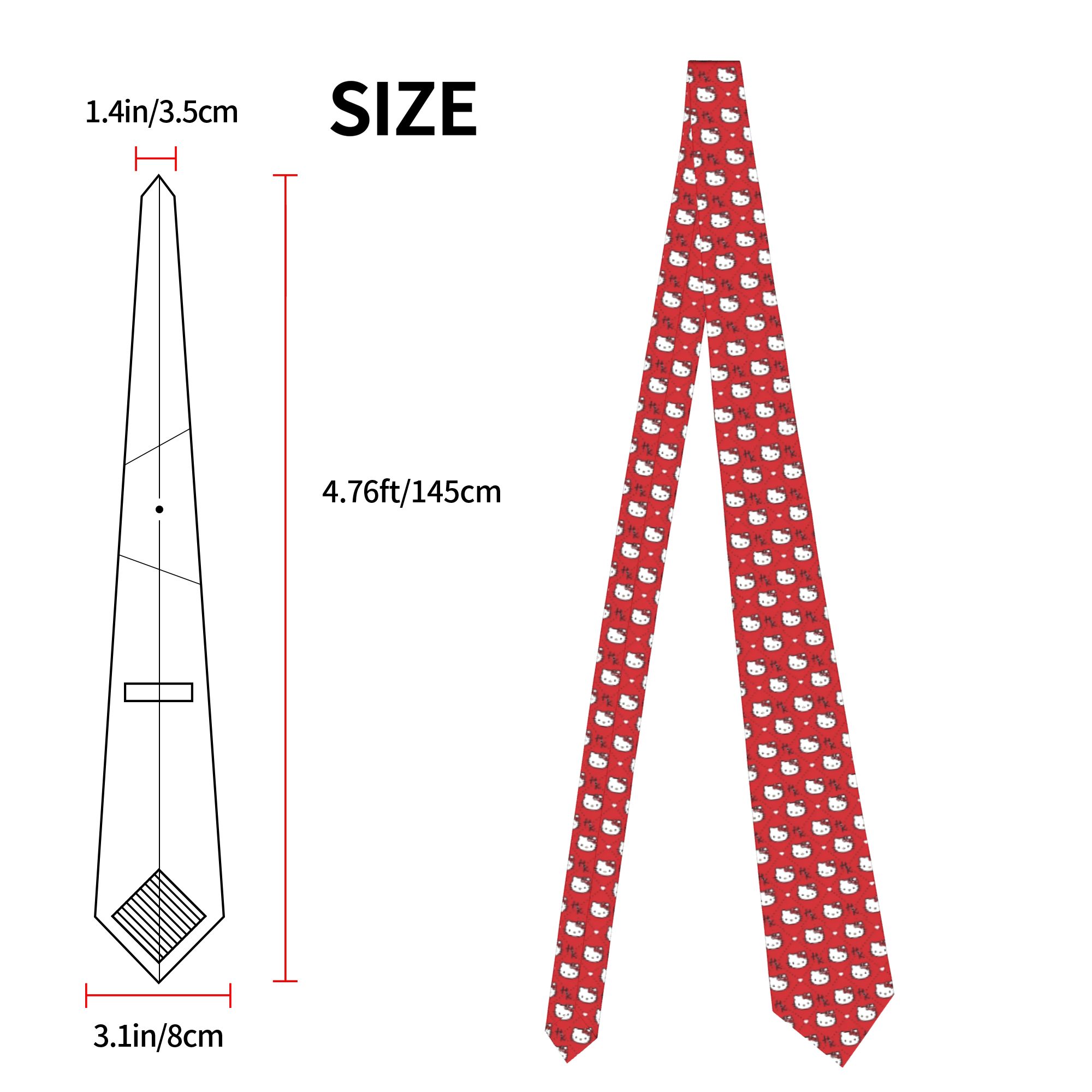Hello Kitty HK Pattern Necktie – Men Accessories Hk recenzja i cena