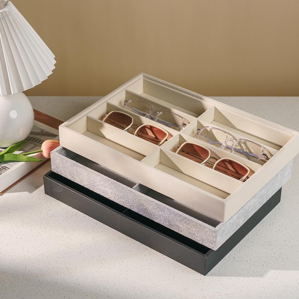 8 Grid Velvet Glasses Holder S – Men'S Accessories Organizer Tray recenzja i cena